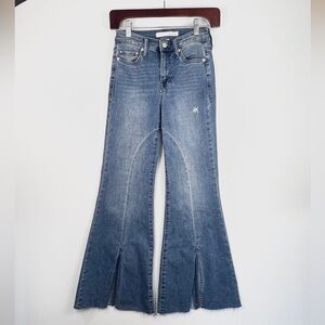 Ella Moss High Rise Kick Flare Blue Jeans Womens Size 24